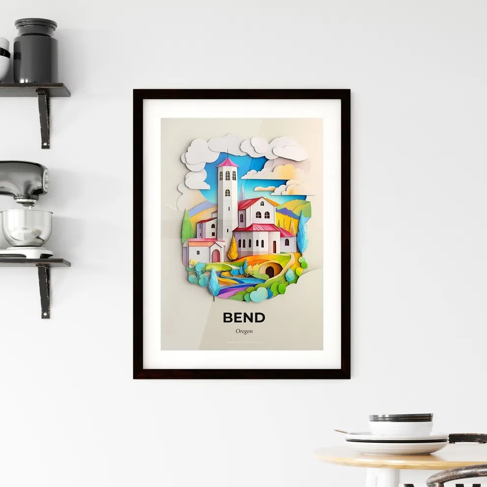 Vivid Bend, Oregon, Framed Wall Art
