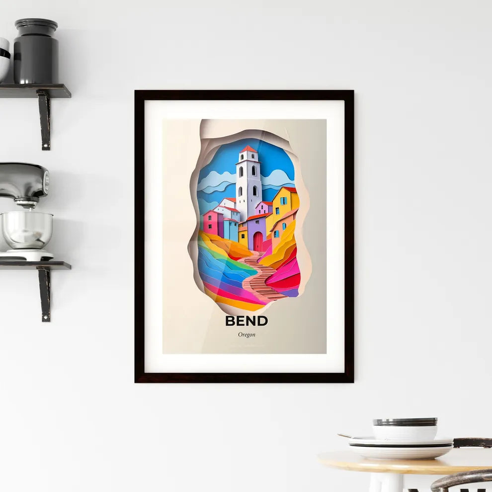 Vivid Bend, Oregon, Framed Wall Art