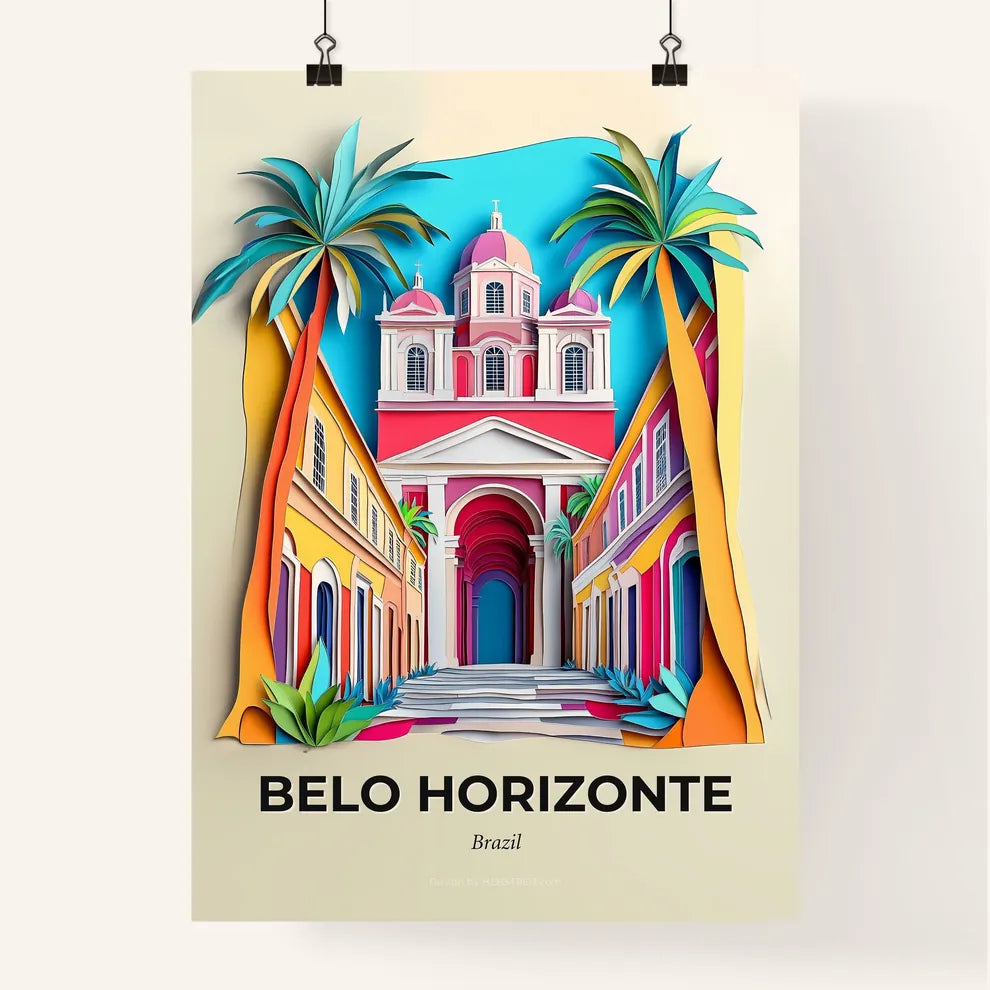 Vivid Belo Horizonte, Brazil, Colorful Poster