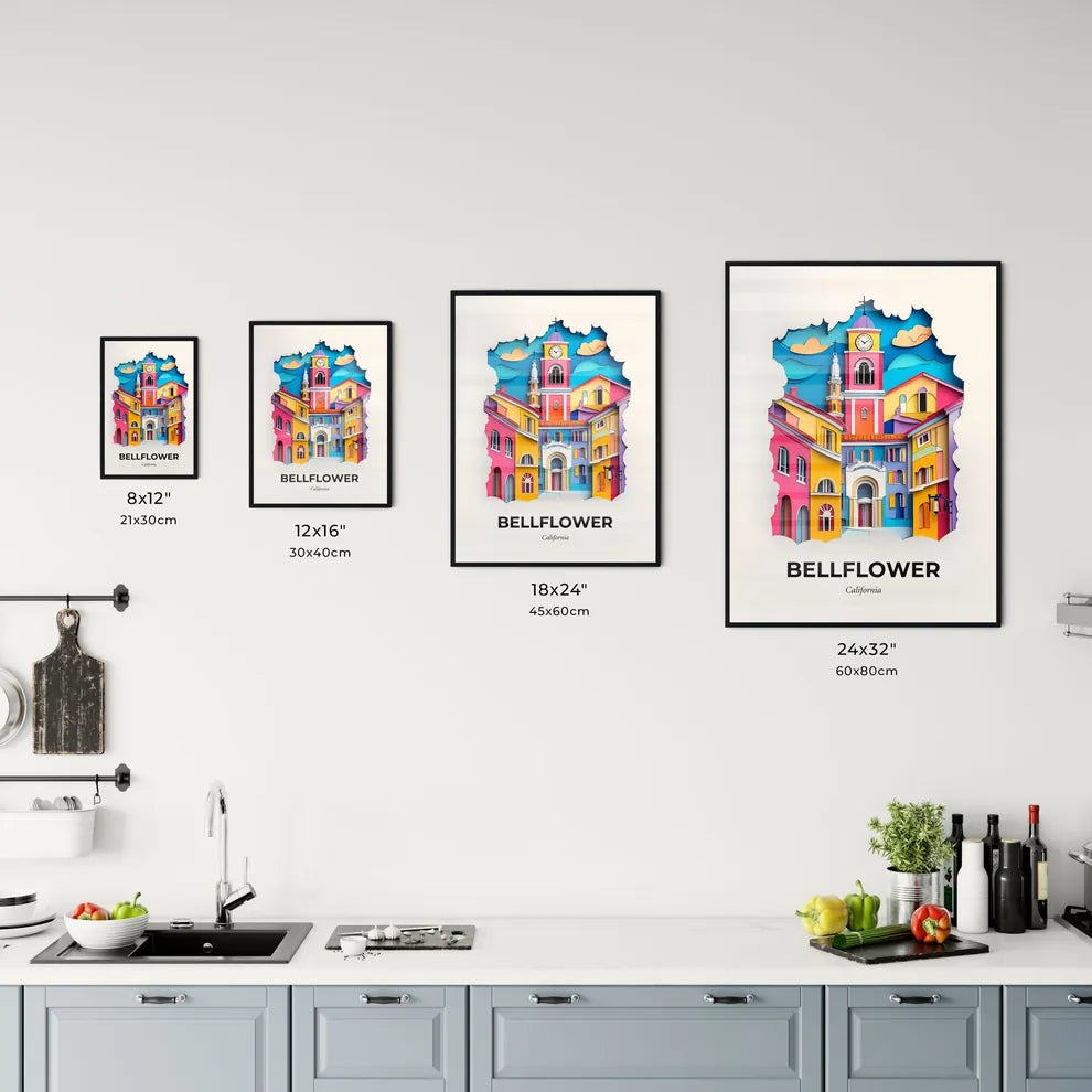Vivid Bellflower, California, Kitchen Art