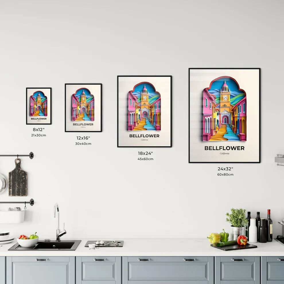 Vivid Bellflower, California, Kitchen Art