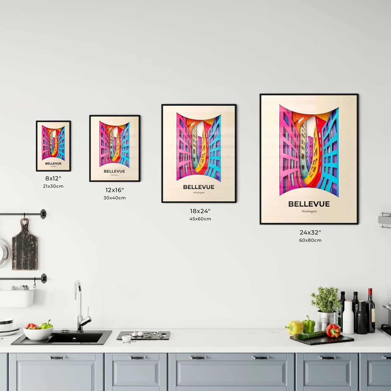 Vivid Bellevue, Washington, Kitchen Art