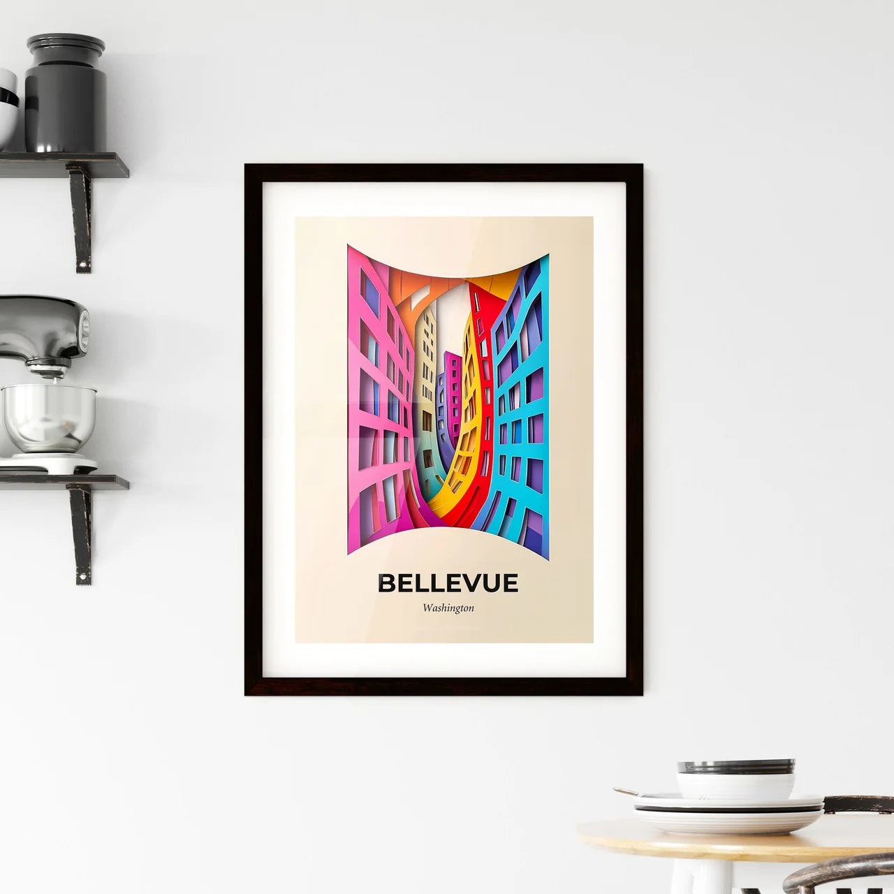 Vivid Bellevue, Washington, Framed Wall Art