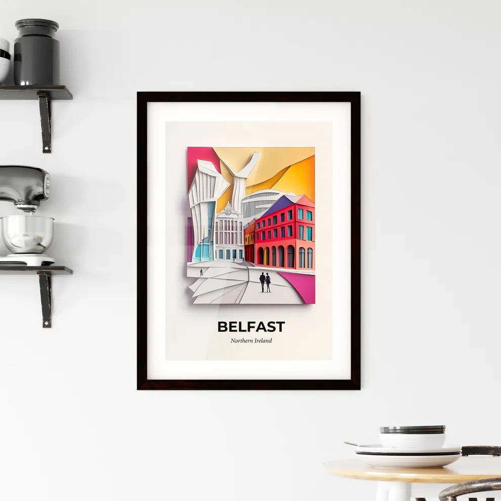 Vivid Belfast, Northern Ireland, Framed Wall Art