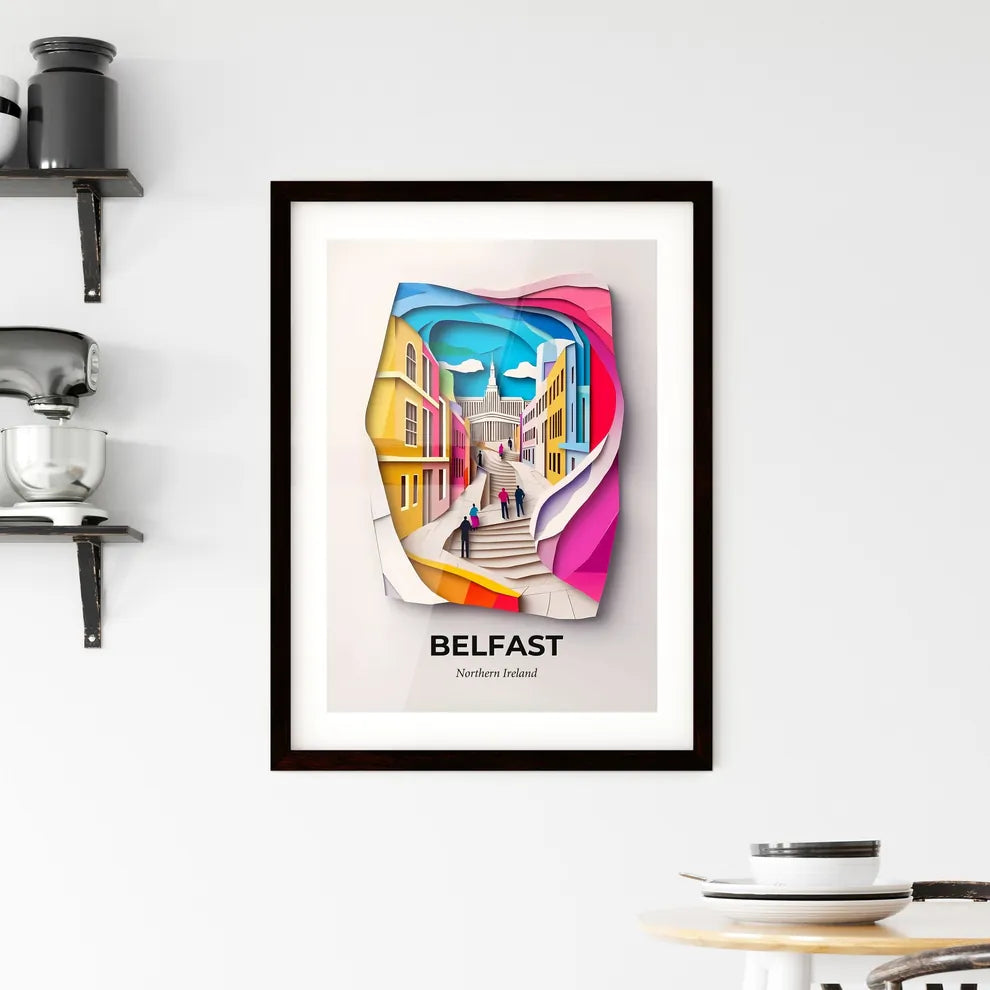 Vivid Belfast, Northern Ireland, Framed Wall Art