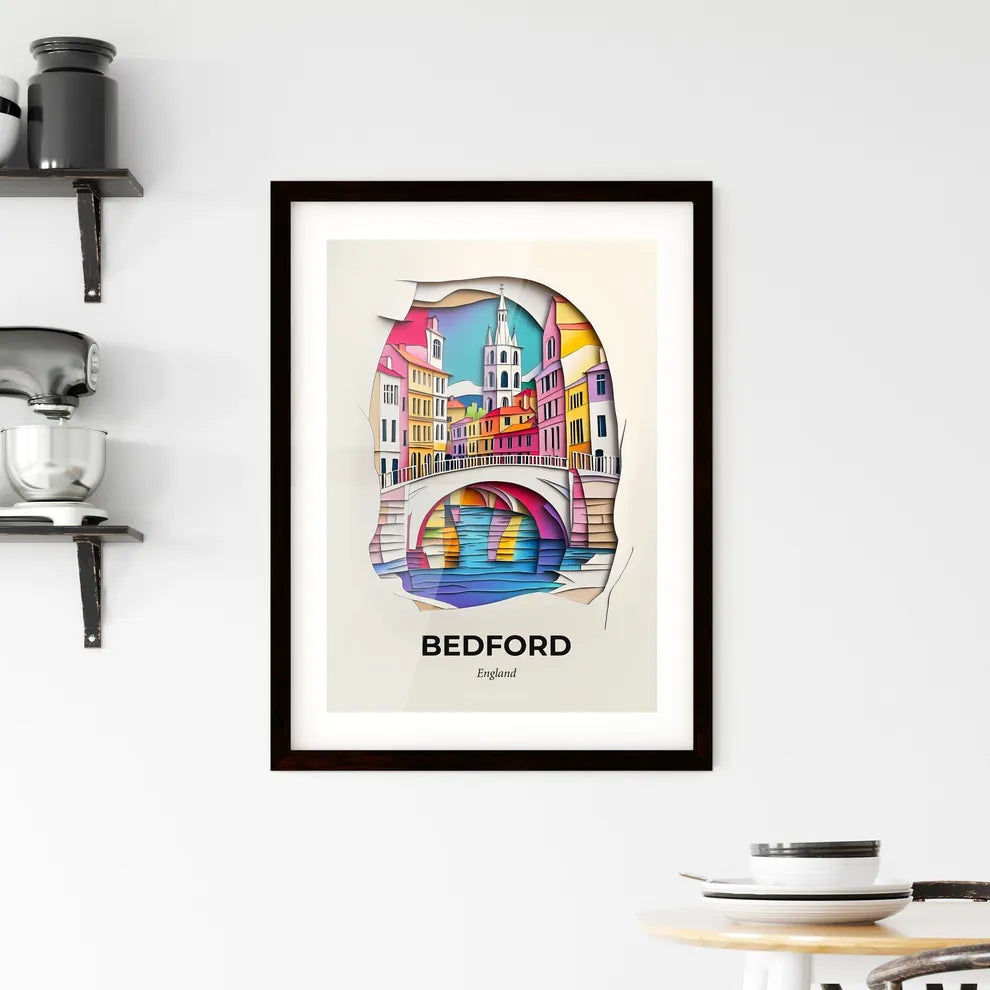 Vivid Bedford, England, Framed Wall Art