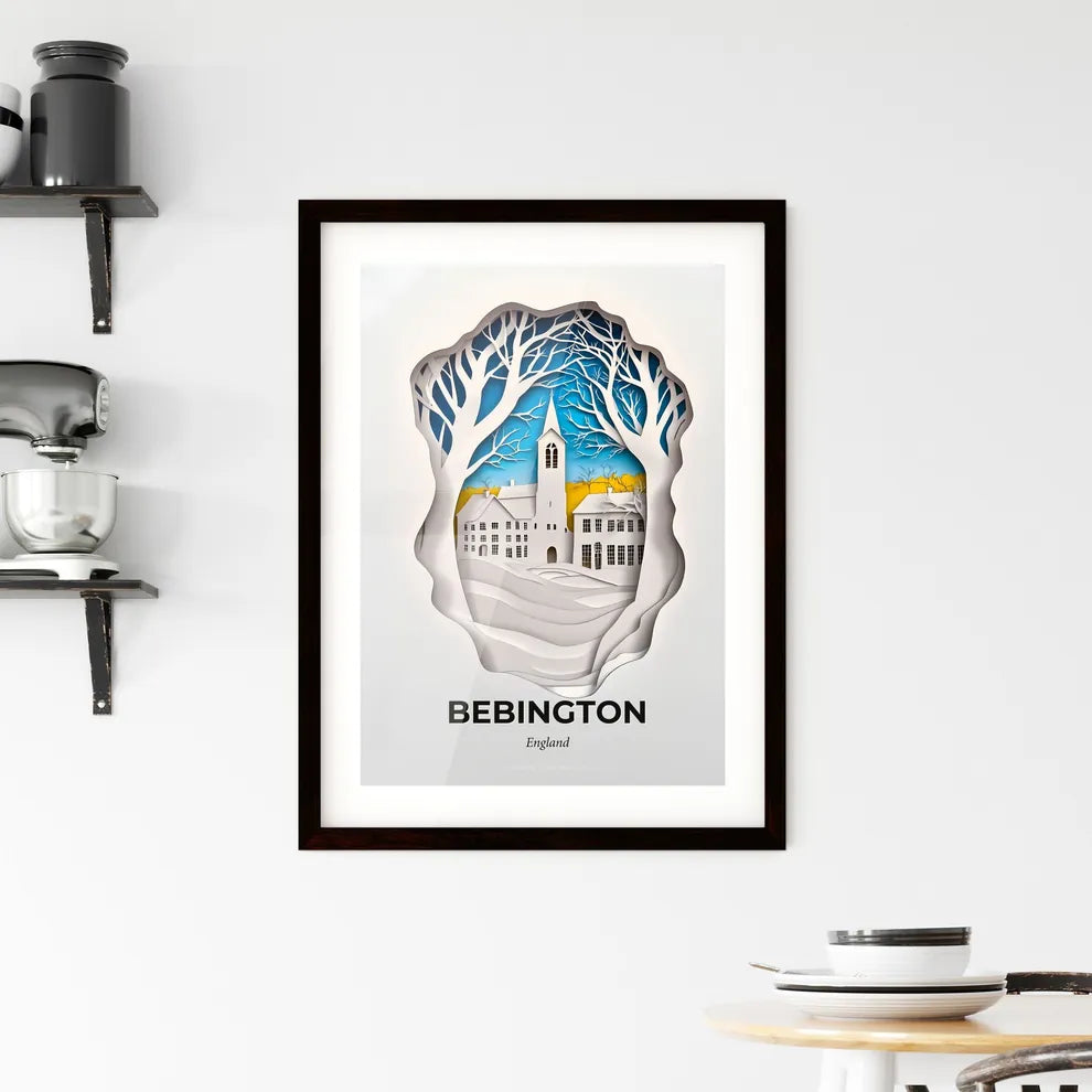 Vivid Bebington, England, Framed Wall Art
