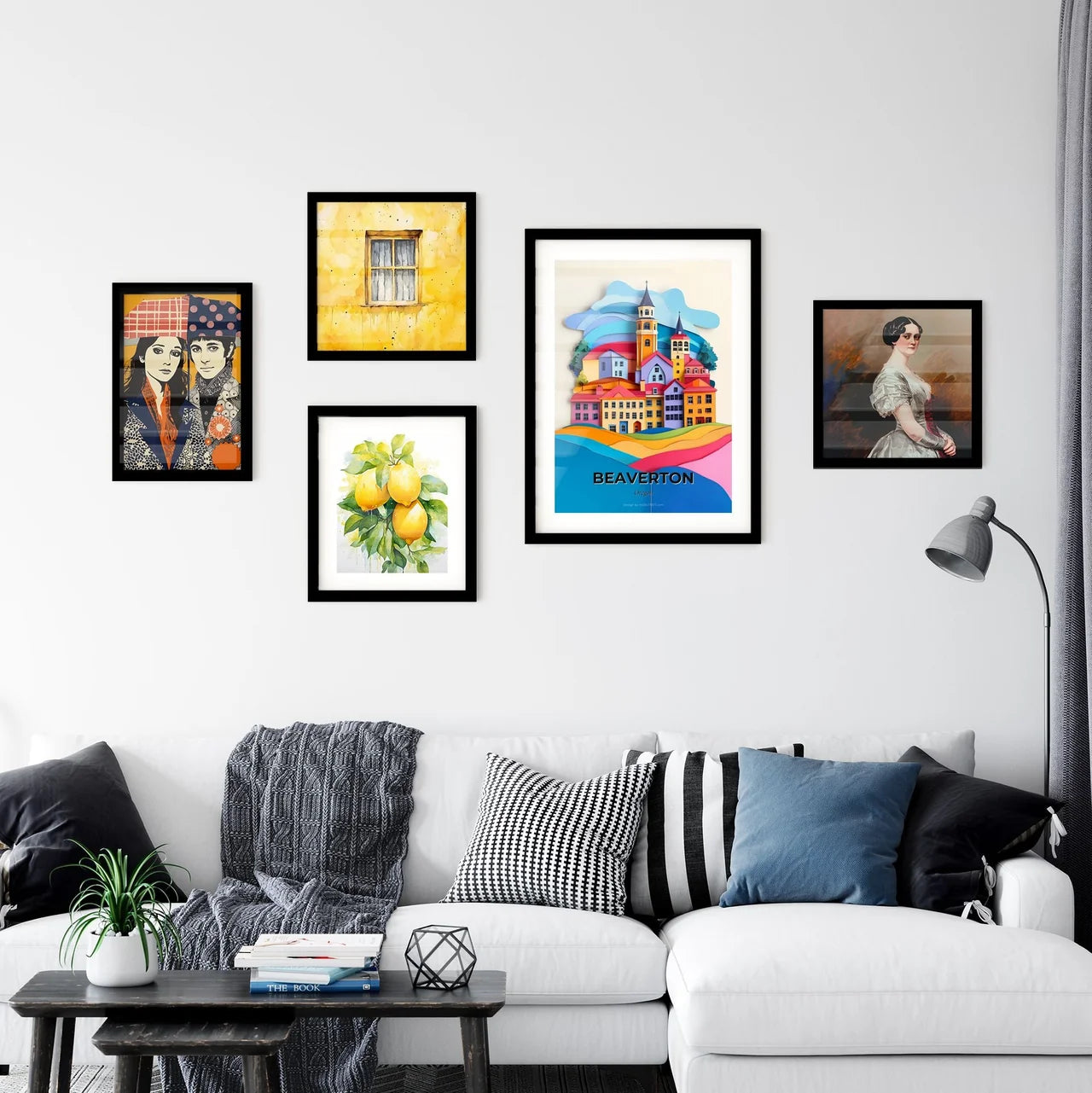 Vivid Beaverton, Oregon, Premium Framed Prints