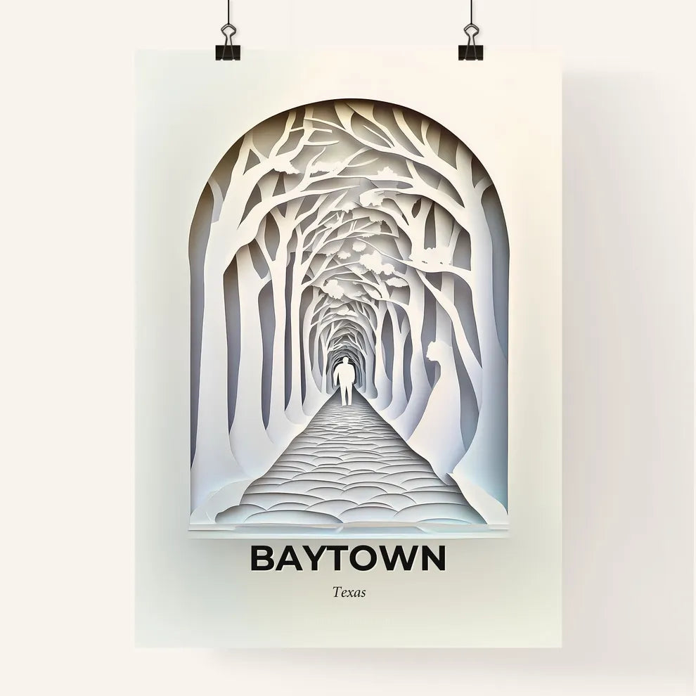 Vivid Baytown, Texas, Colorful Poster
