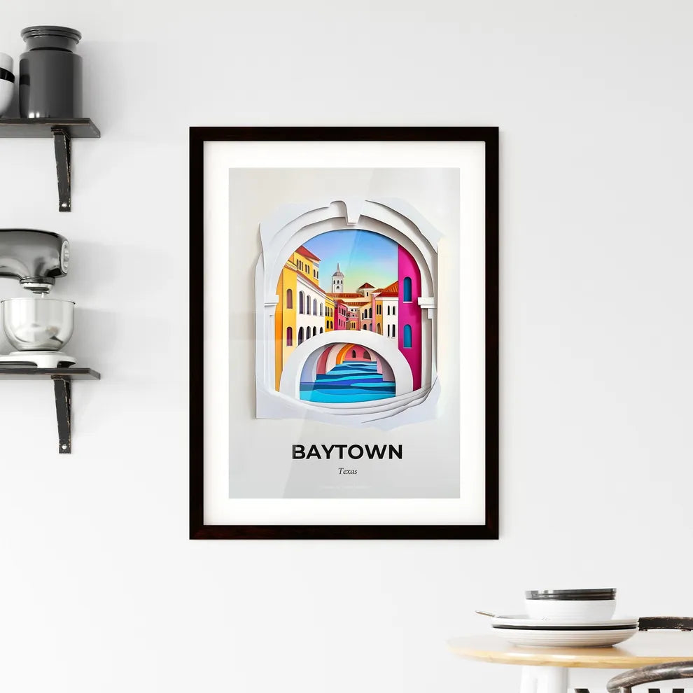 Vivid Baytown, Texas, Framed Wall Art