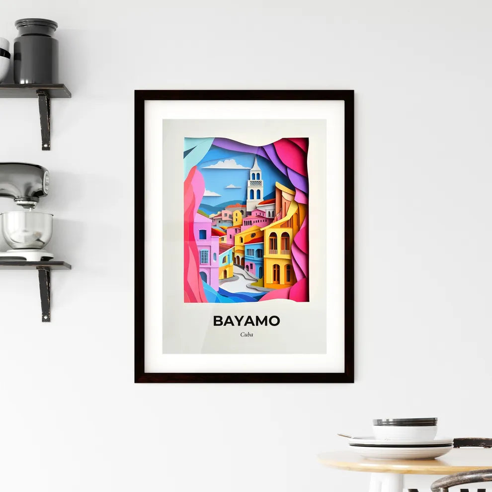 Vivid Bayamo, Cuba, Framed Wall Art
