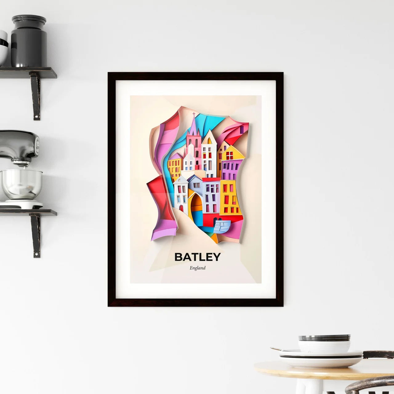 Vivid Batley, England, Framed Wall Art