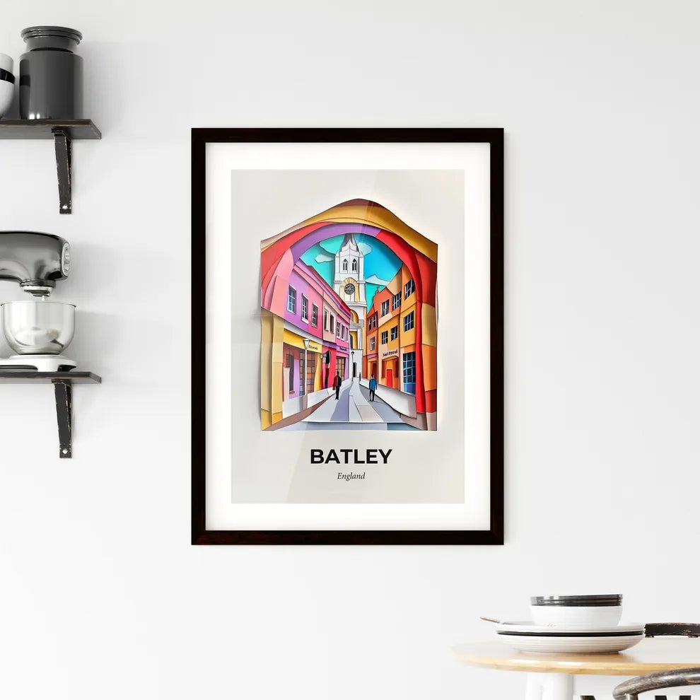 Vivid Batley, England, Framed Wall Art
