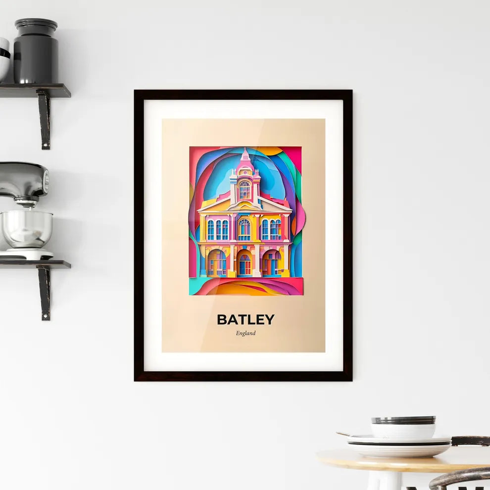 Vivid Batley, England, Framed Wall Art