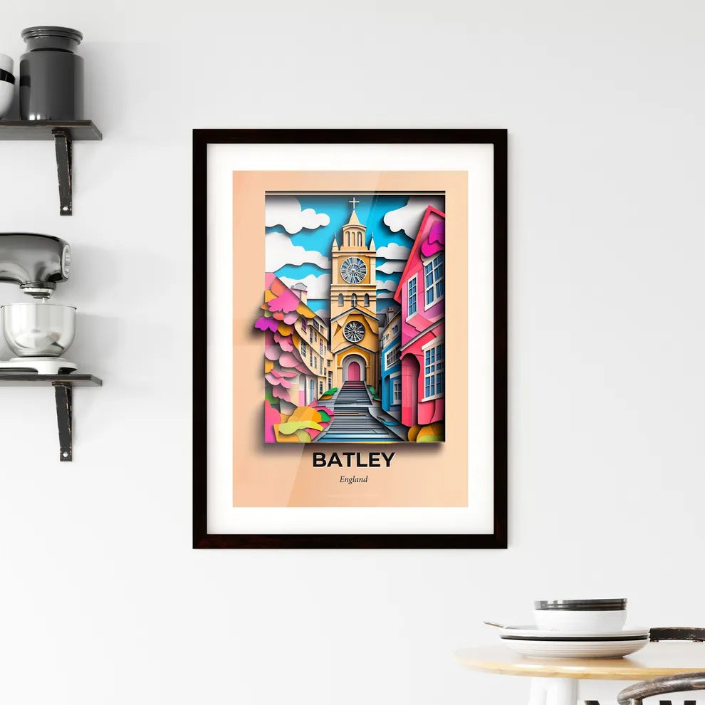 Vivid Batley, England, Framed Wall Art