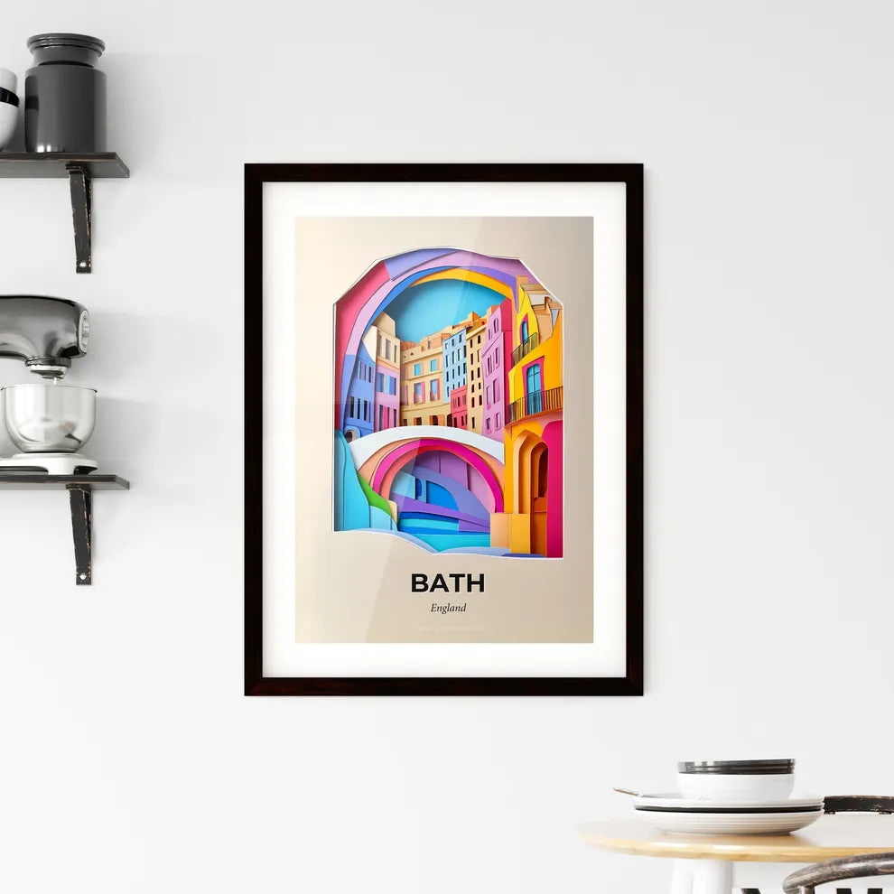 Vivid Bath, England, Framed Wall Art