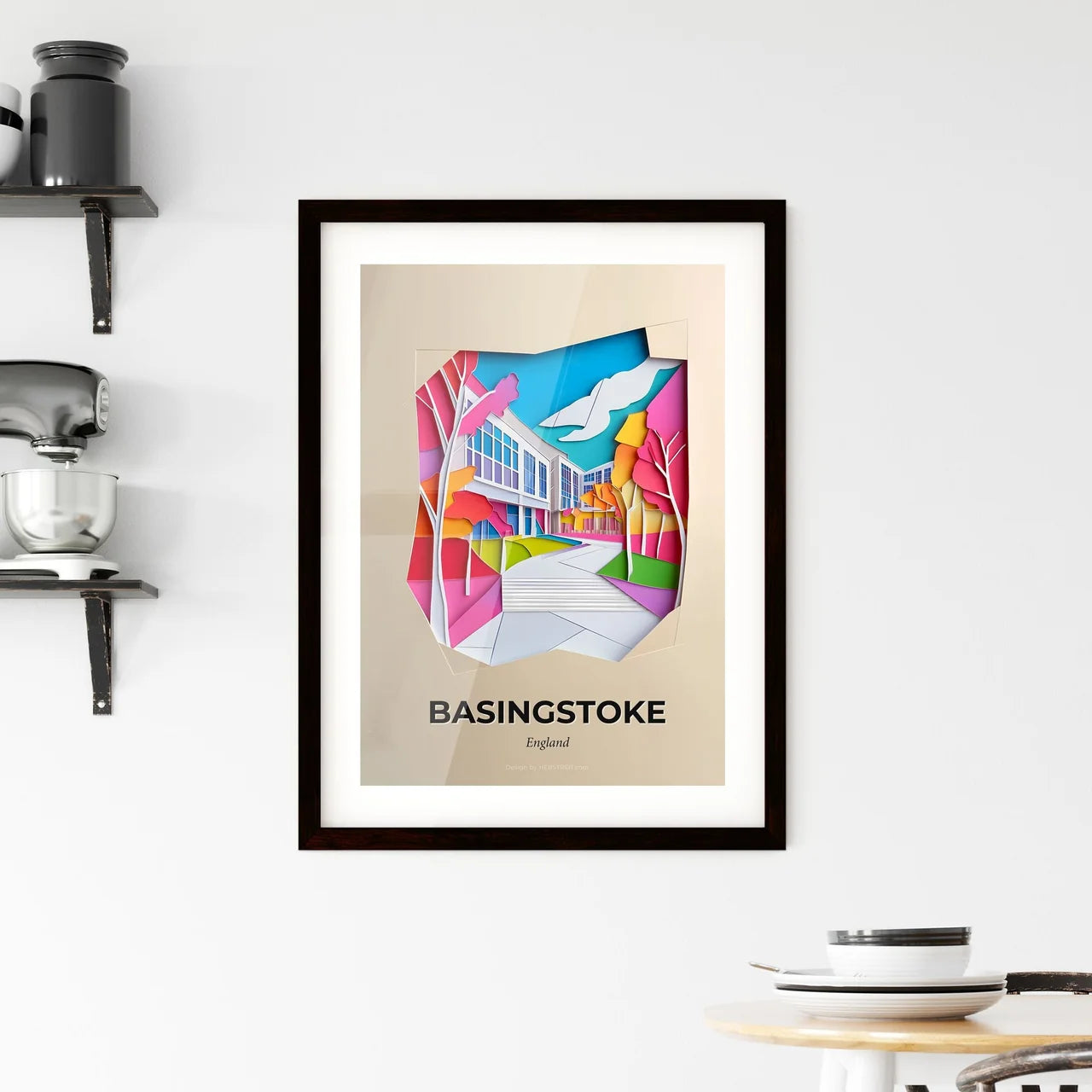 Vivid Basingstoke, England, Framed Wall Art