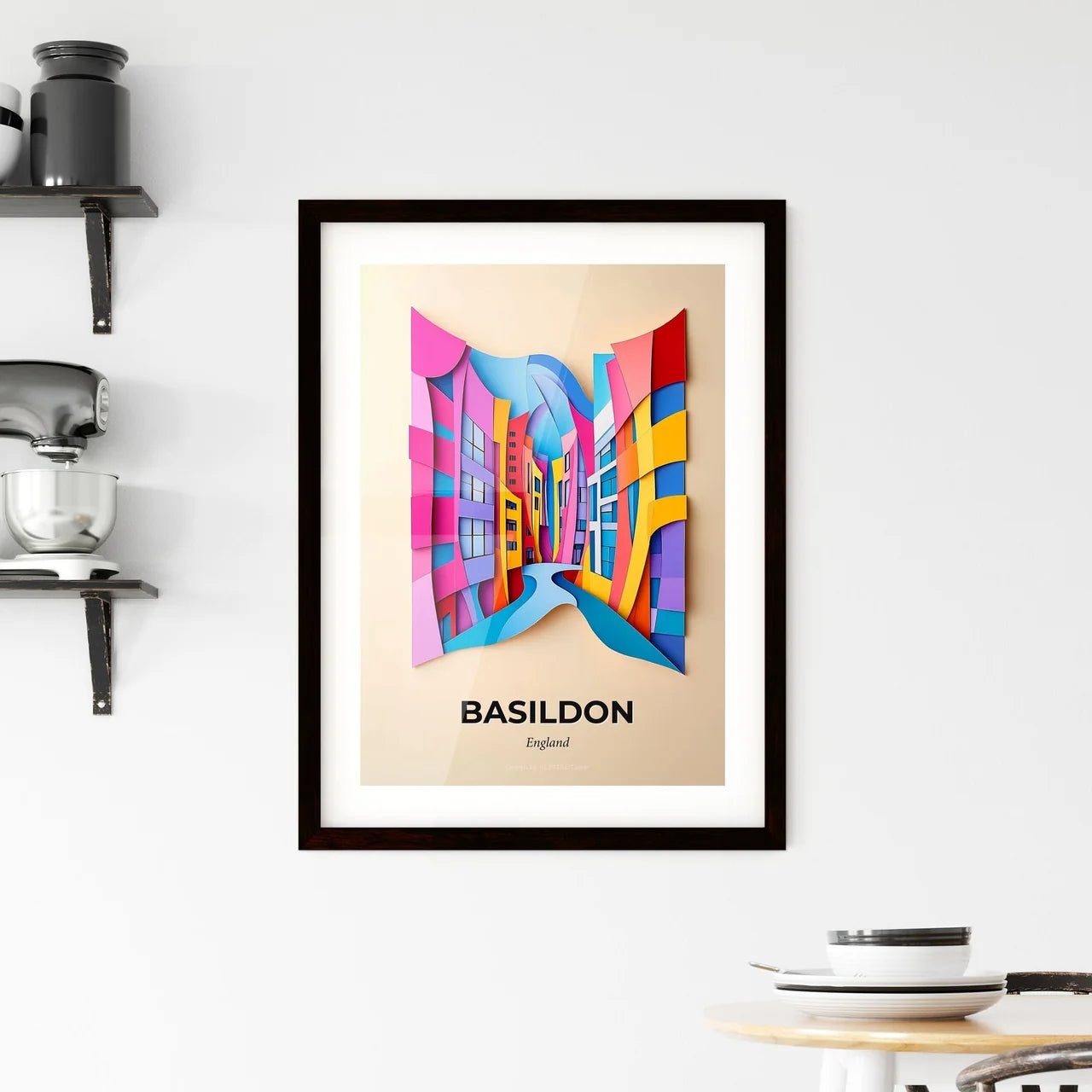 Vivid Basildon, England, Framed Wall Art