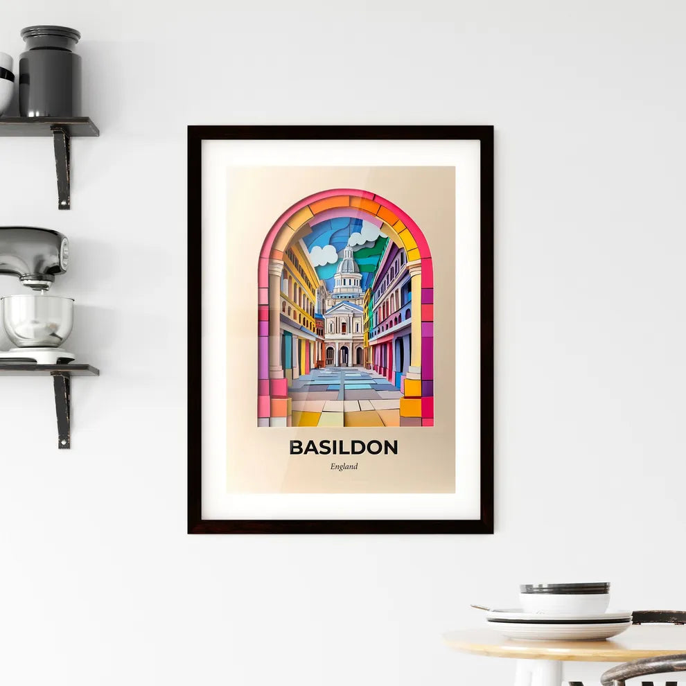 Vivid Basildon, England, Framed Wall Art