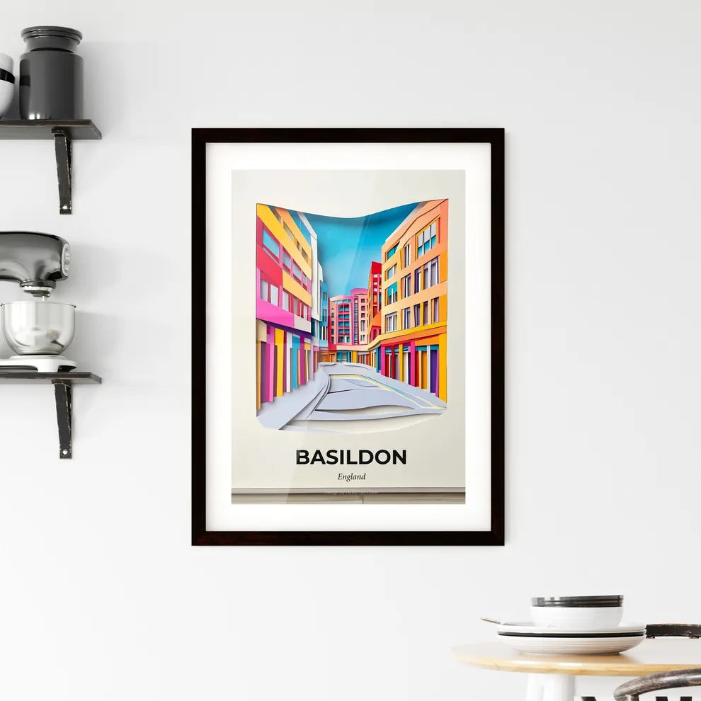 Vivid Basildon, England, Framed Wall Art