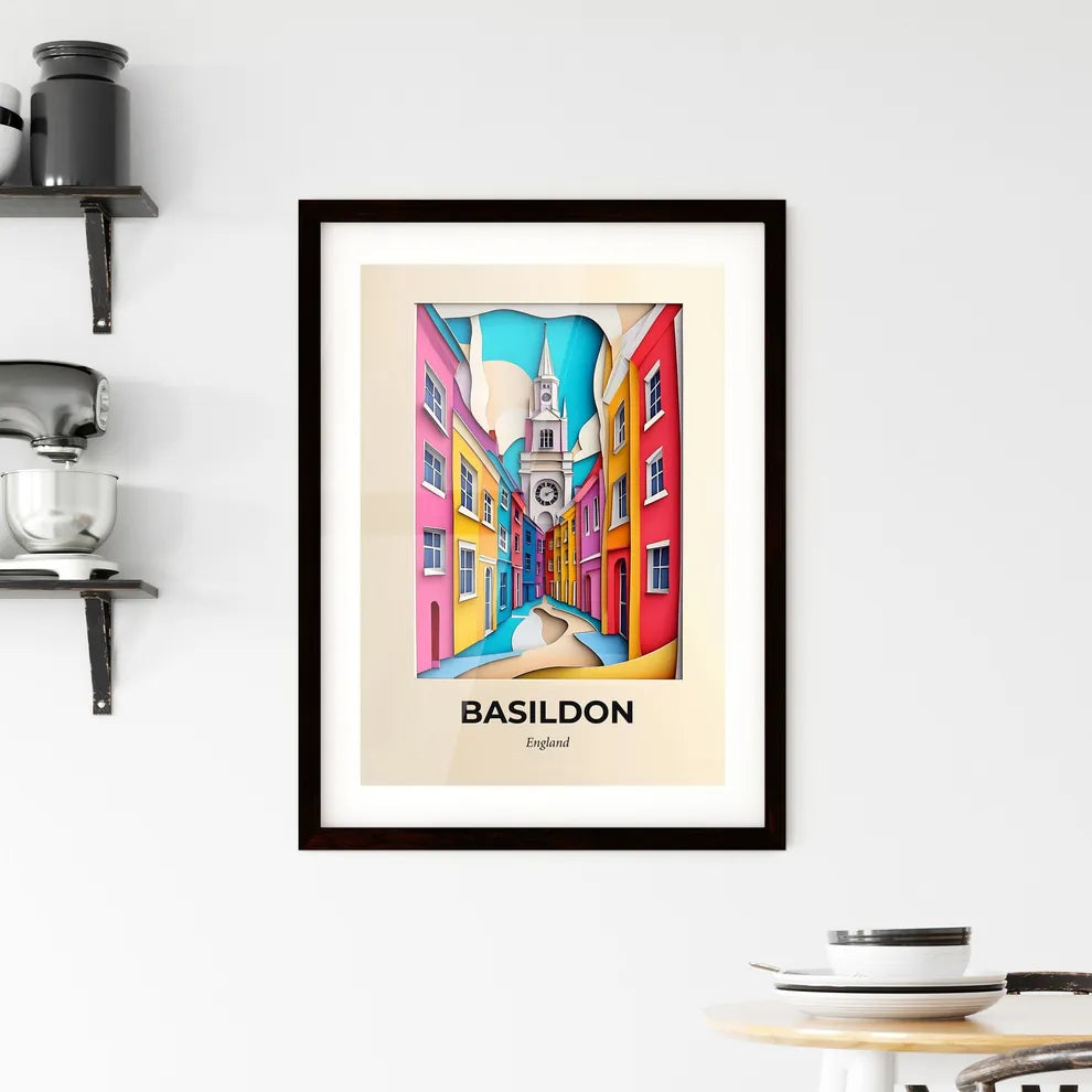 Vivid Basildon, England, Framed Wall Art