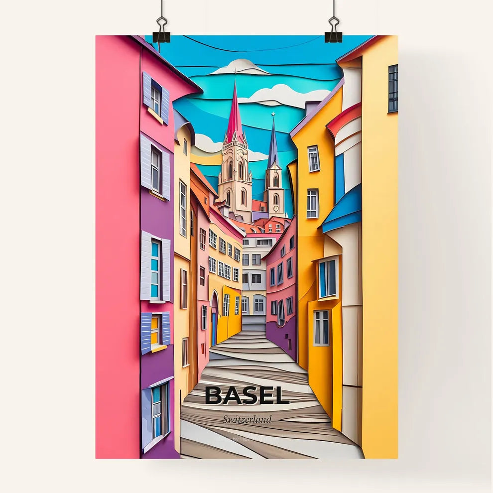 Vivid Basel, Switzerland, Colorful Poster