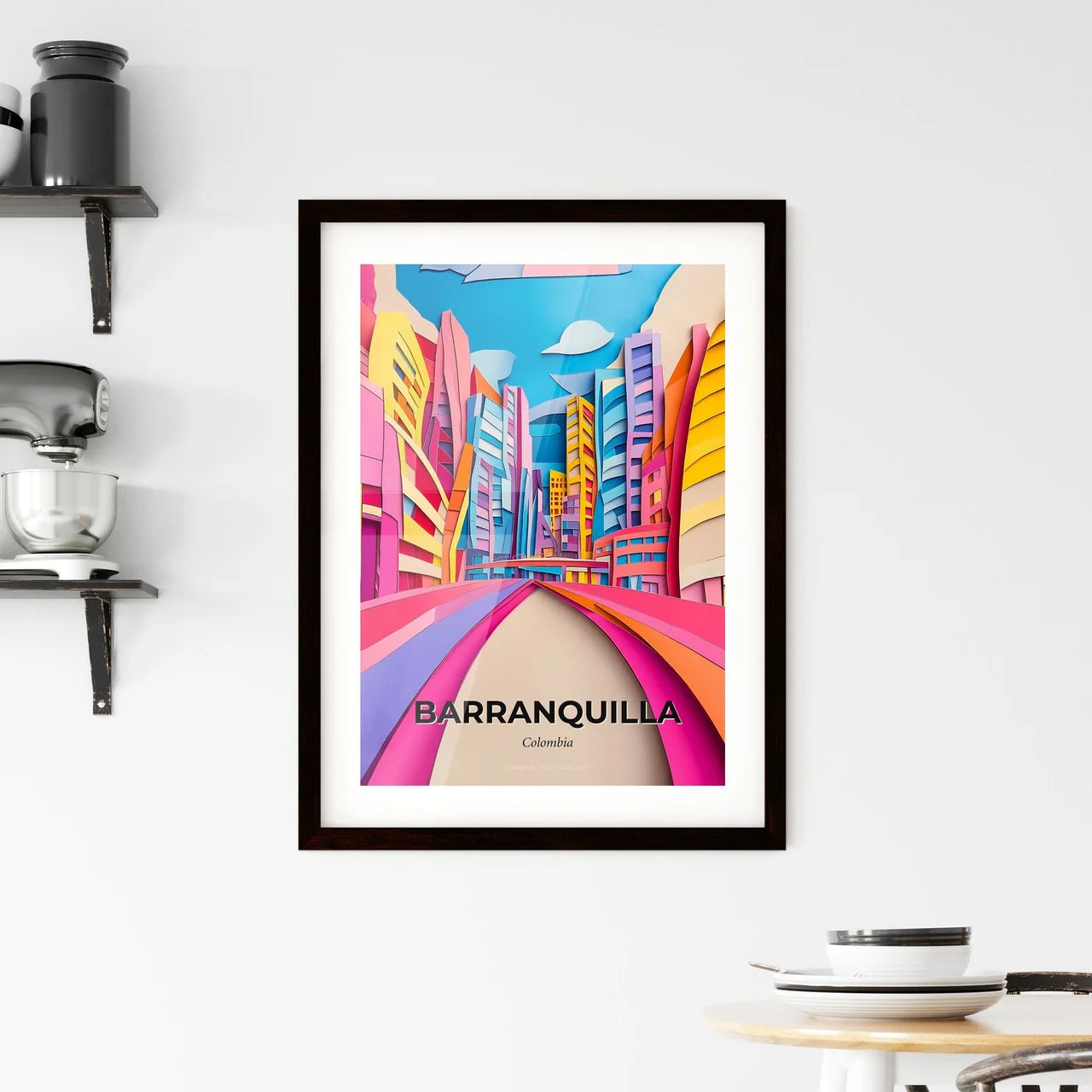 Vivid Barranquilla, Colombia, Framed Wall Art