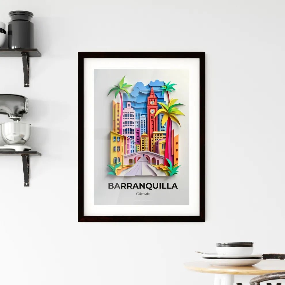 Vivid Barranquilla, Colombia, Framed Wall Art