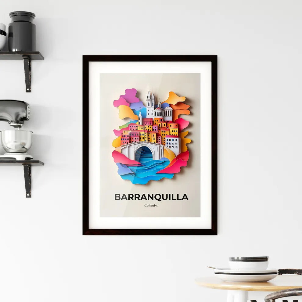 Vivid Barranquilla, Colombia, Framed Wall Art
