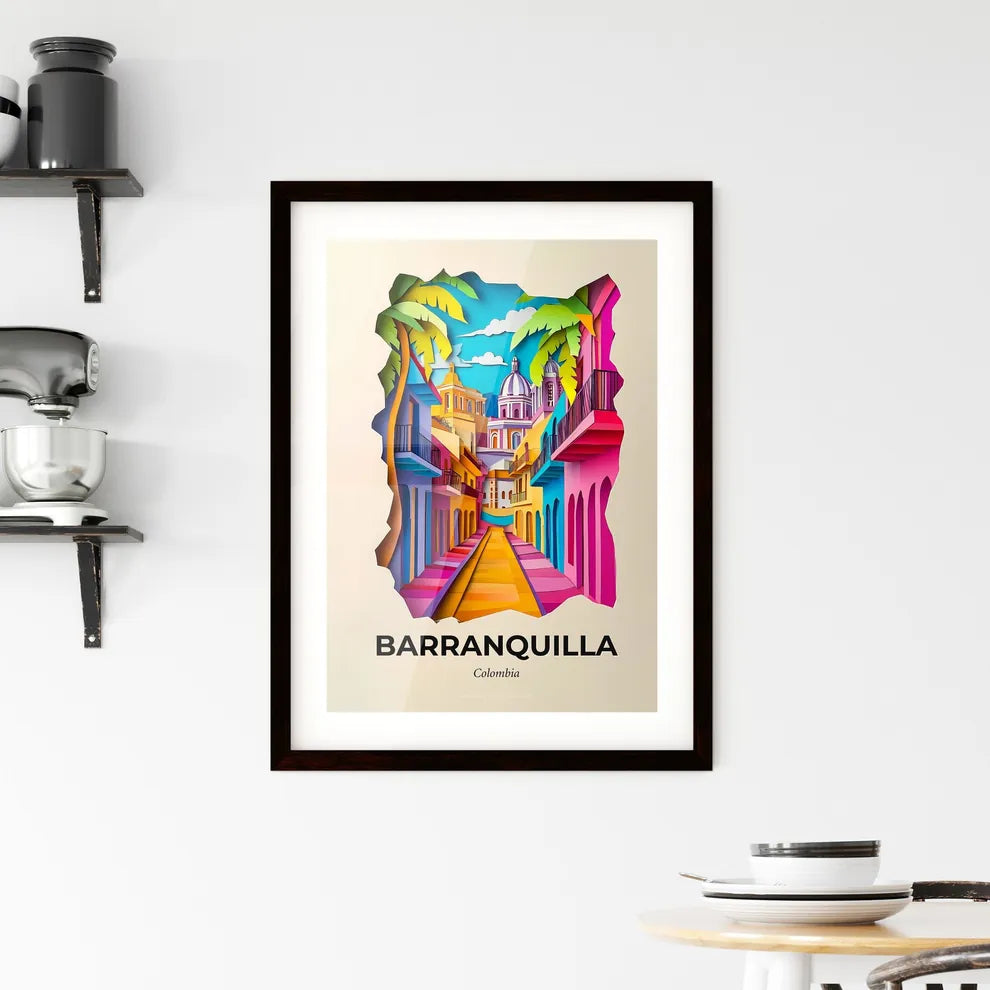 Vivid Barranquilla, Colombia, Framed Wall Art
