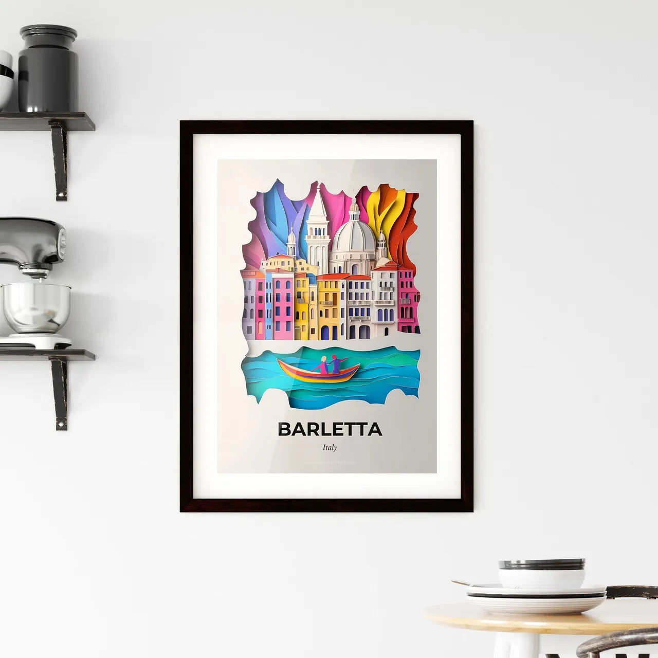 Vivid Barletta, Italy, Framed Wall Art