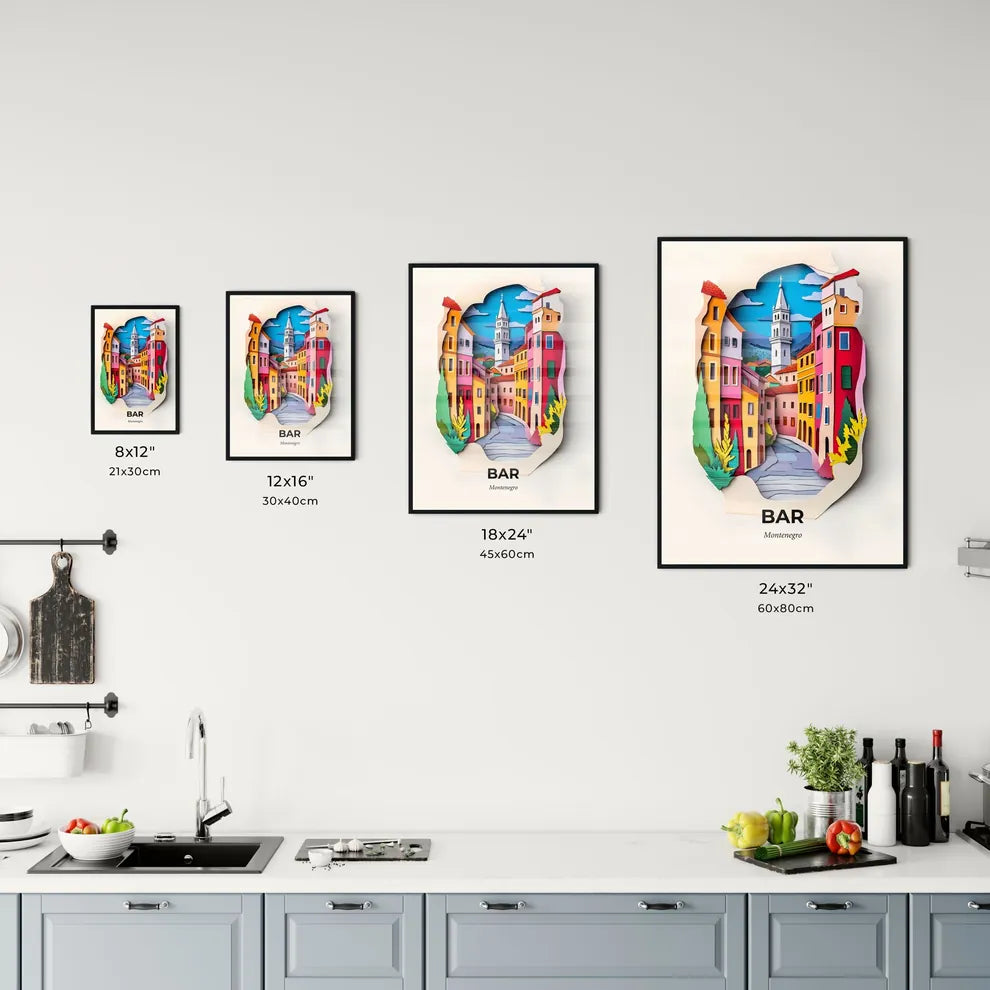 Vivid Bar, Montenegro, Kitchen Art