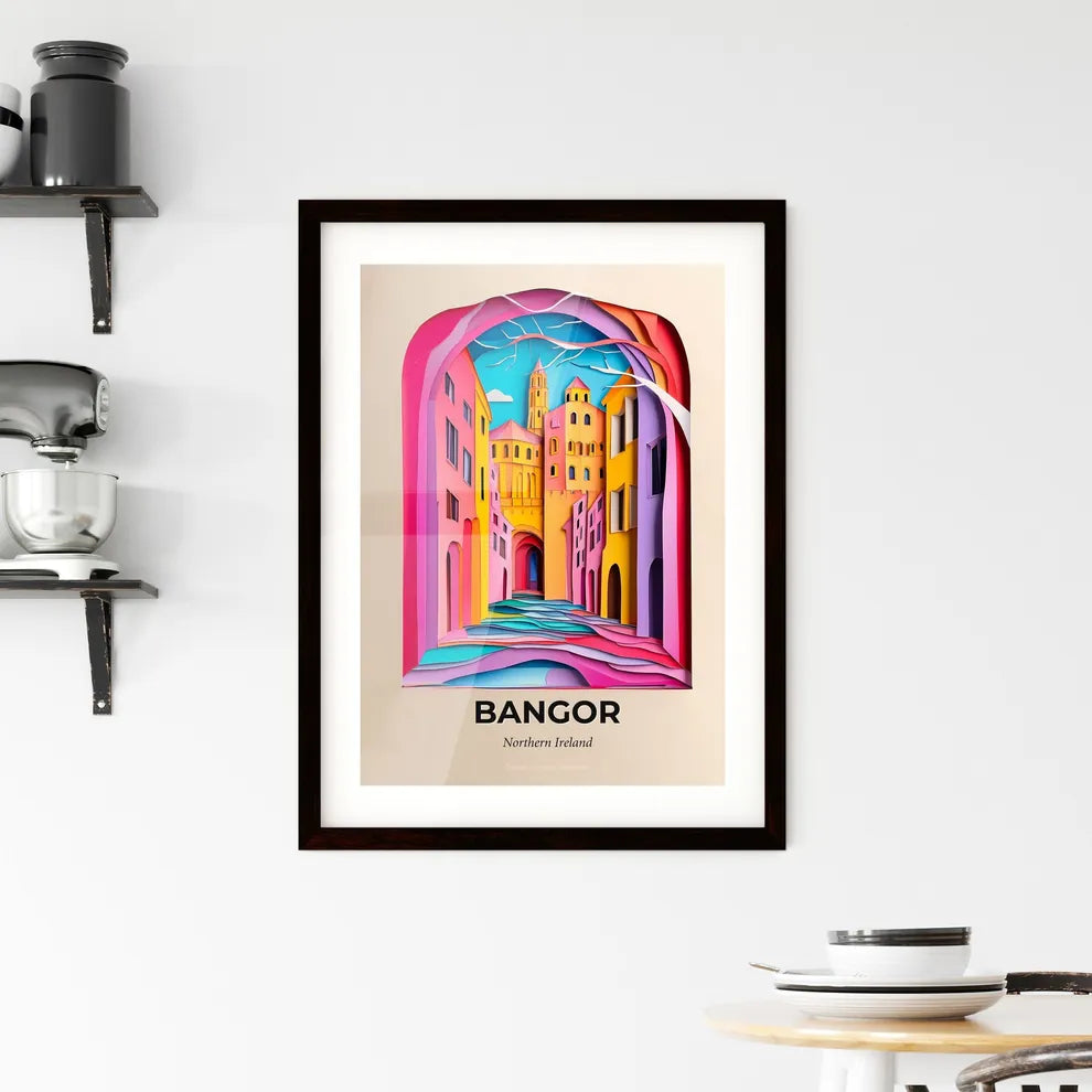 Vivid Bangor, Northern Ireland, Framed Wall Art