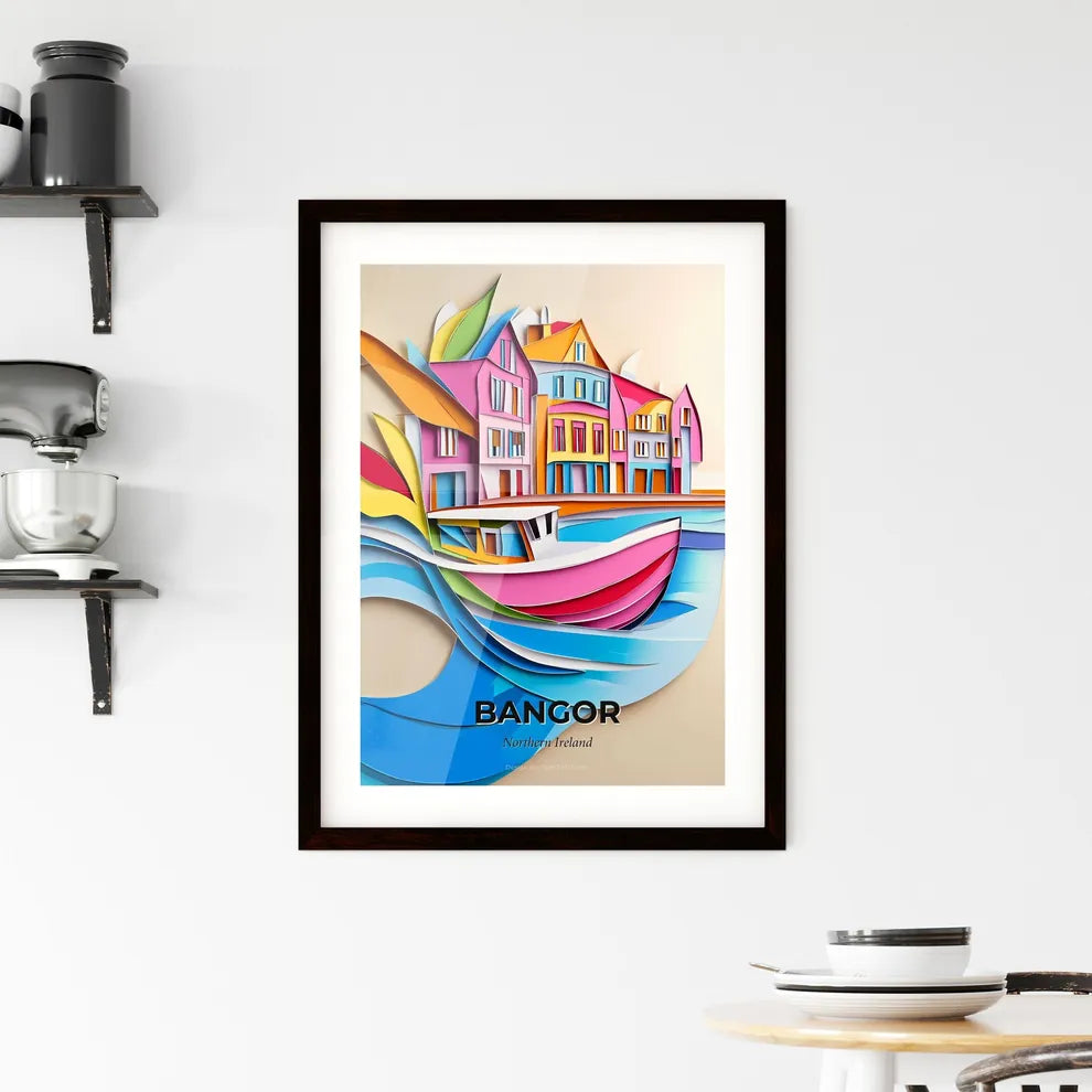 Vivid Bangor, Northern Ireland, Framed Wall Art