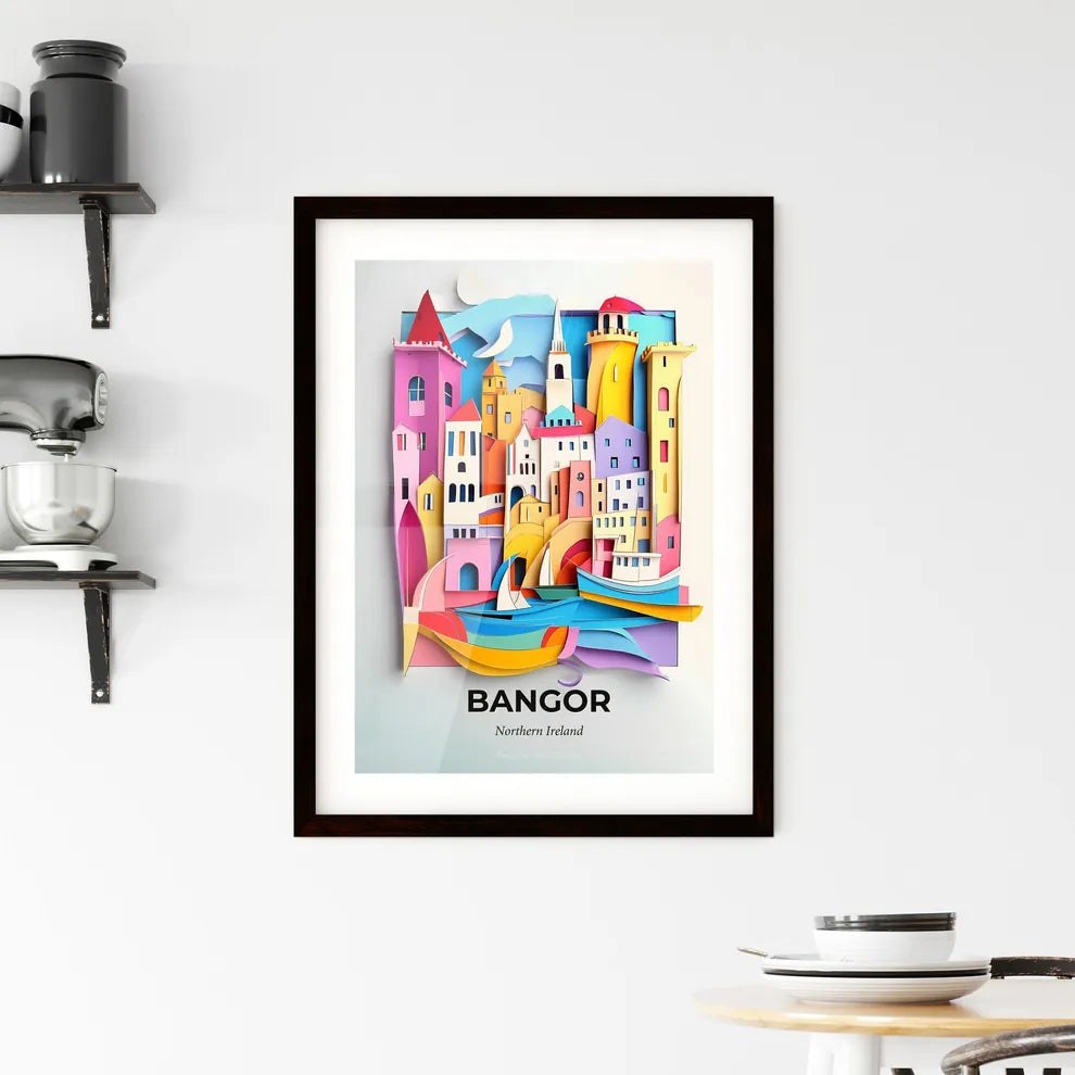 Vivid Bangor, Northern Ireland, Framed Wall Art