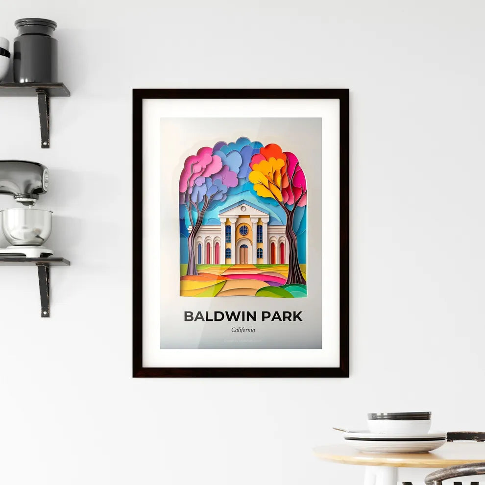 Vivid Baldwin Park, California, Framed Wall Art