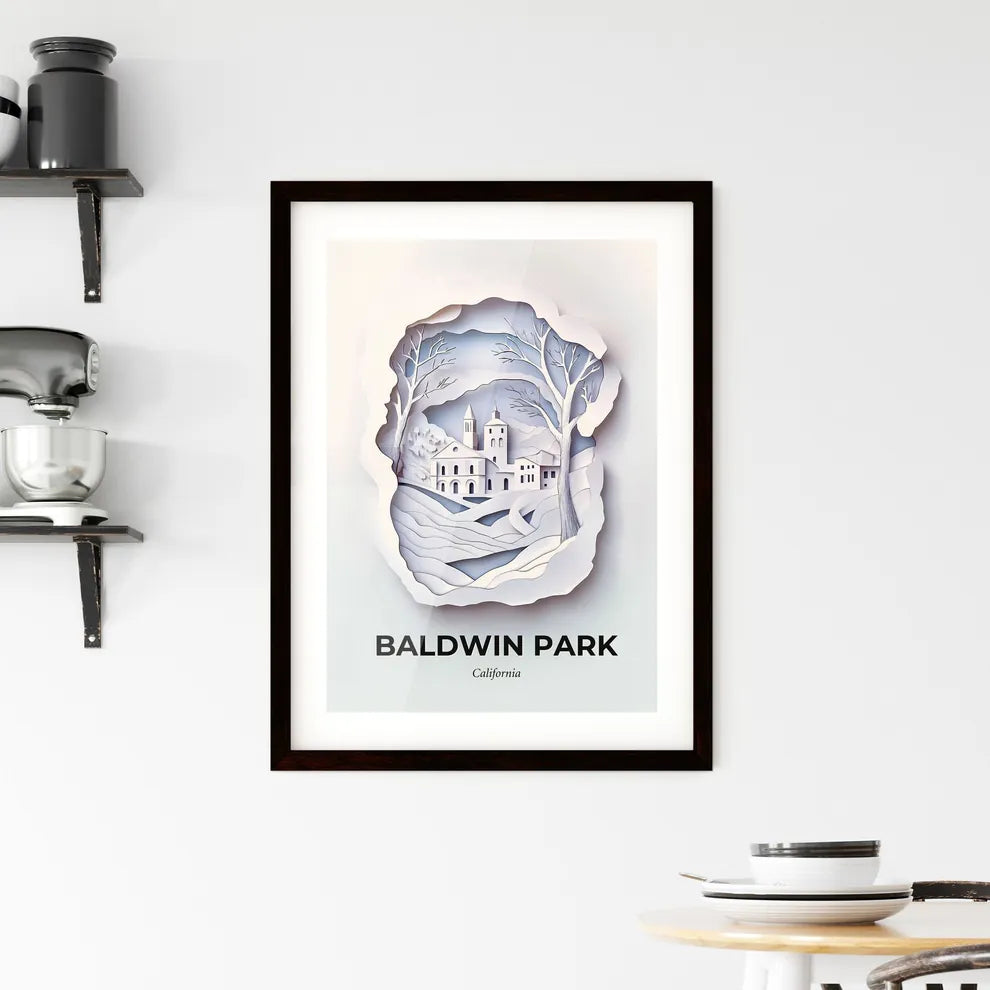 Vivid Baldwin Park, California, Framed Wall Art