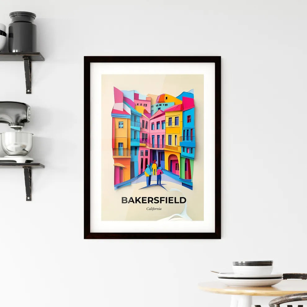 Vivid Bakersfield, California, Framed Wall Art