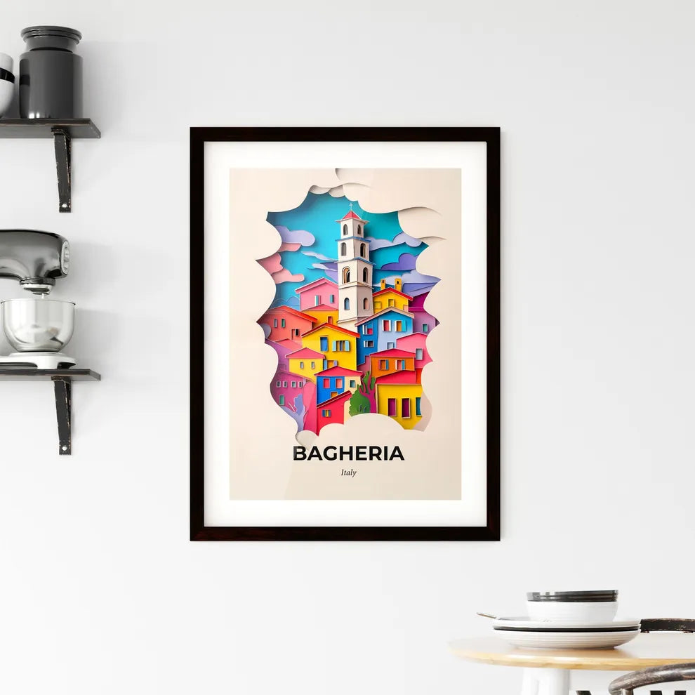 Vivid Bagheria, Italy, Framed Wall Art