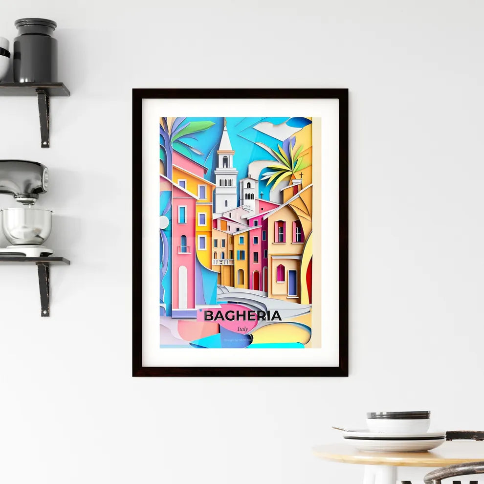 Vivid Bagheria, Italy, Framed Wall Art