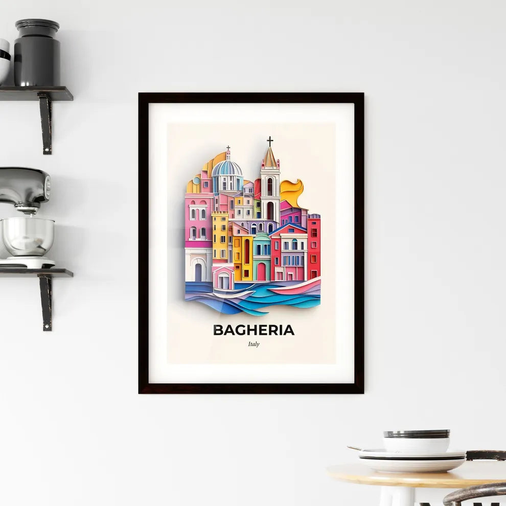 Vivid Bagheria, Italy, Framed Wall Art