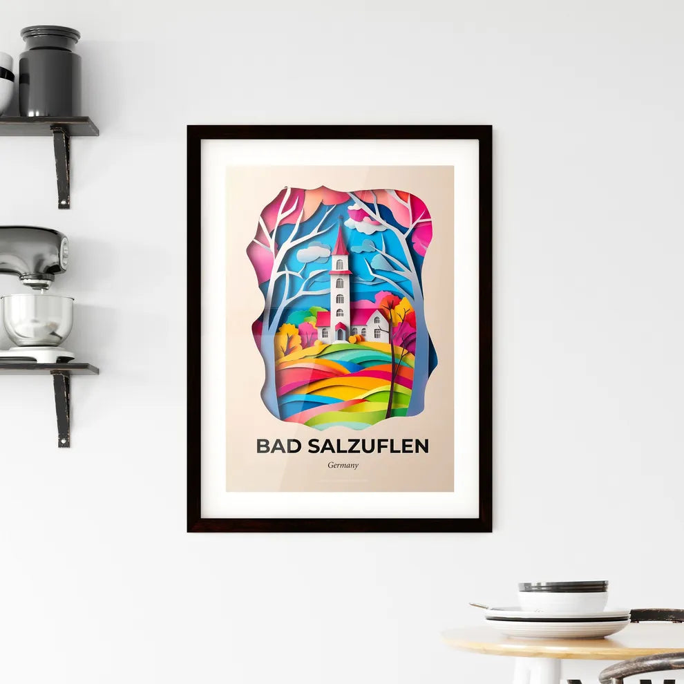 Vivid Bad Salzuflen, Germany, Framed Wall Art