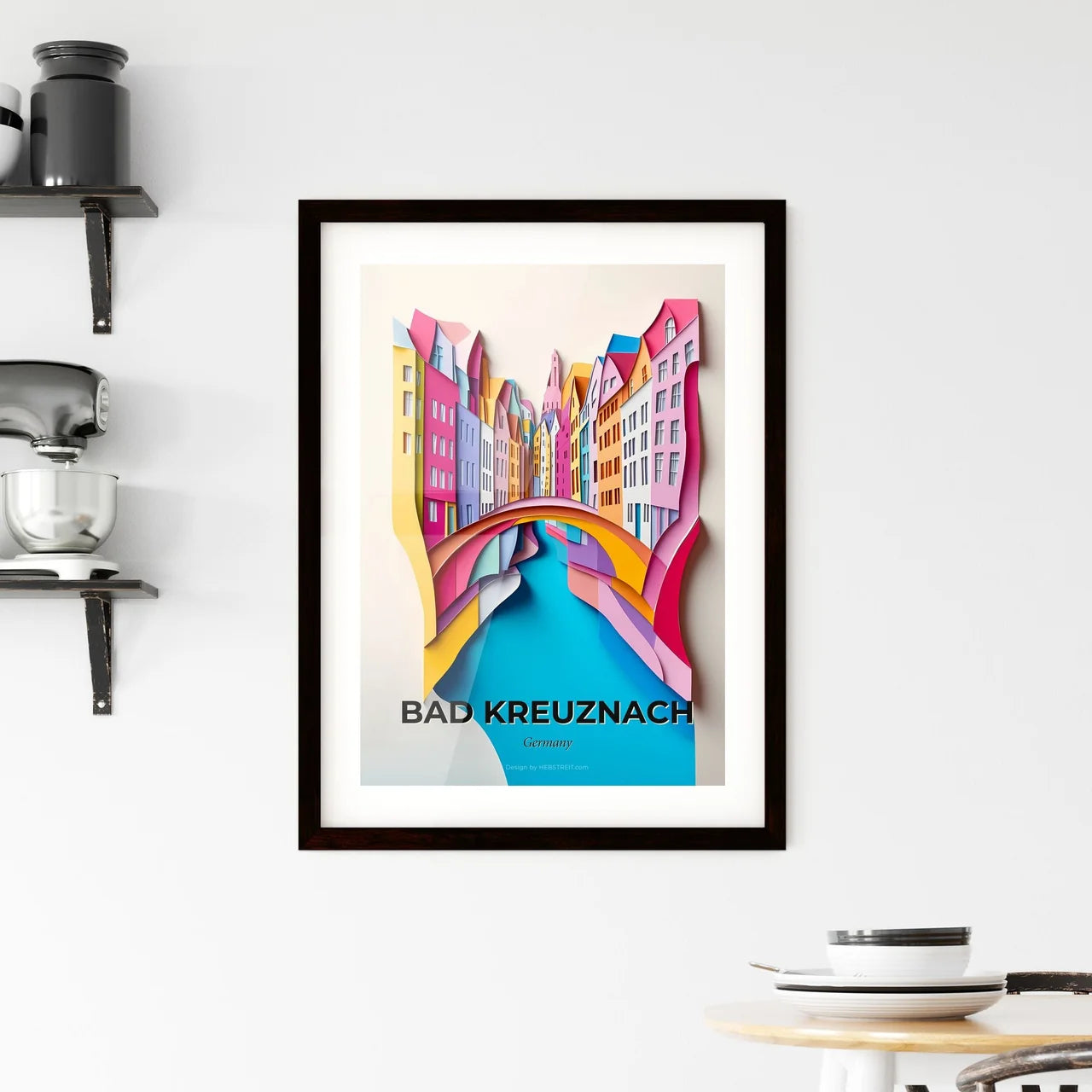 Vivid Bad Kreuznach, Germany, Framed Wall Art