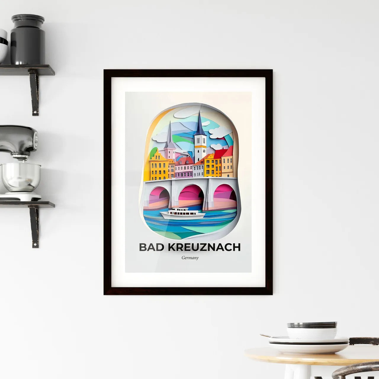 Vivid Bad Kreuznach, Germany, Framed Wall Art