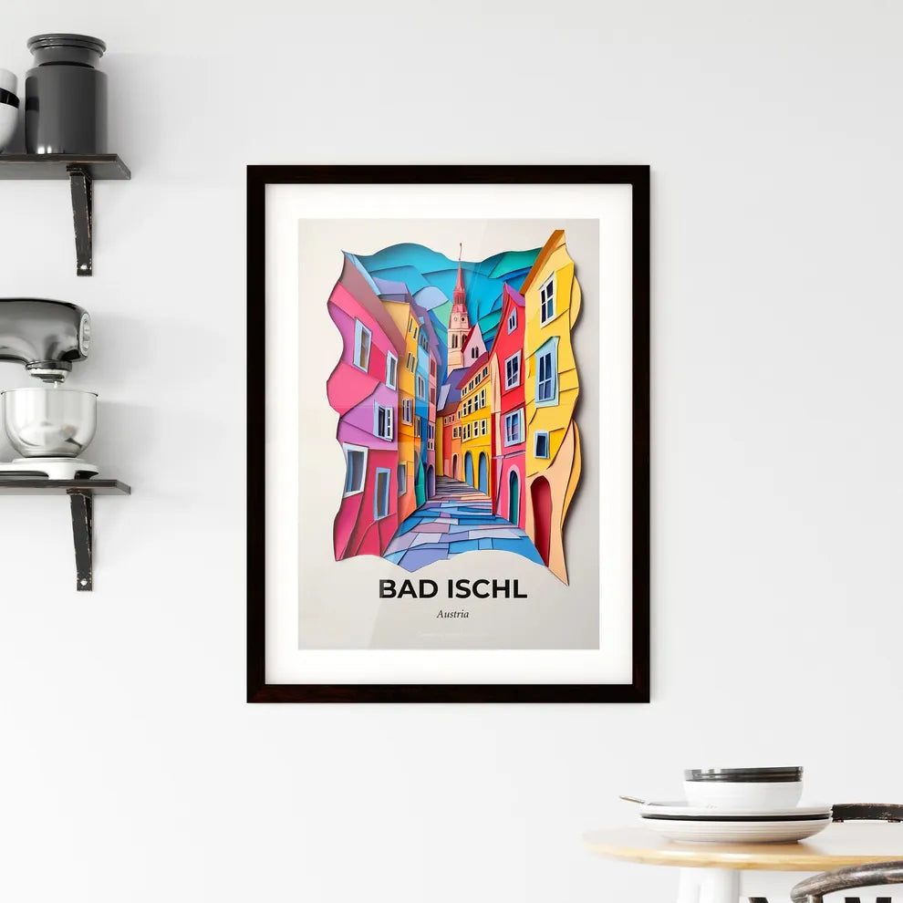 Vivid Bad Ischl, Austria, Framed Wall Art