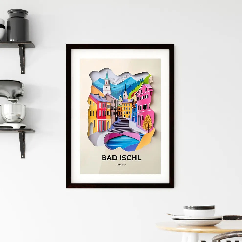 Vivid Bad Ischl, Austria, Framed Wall Art