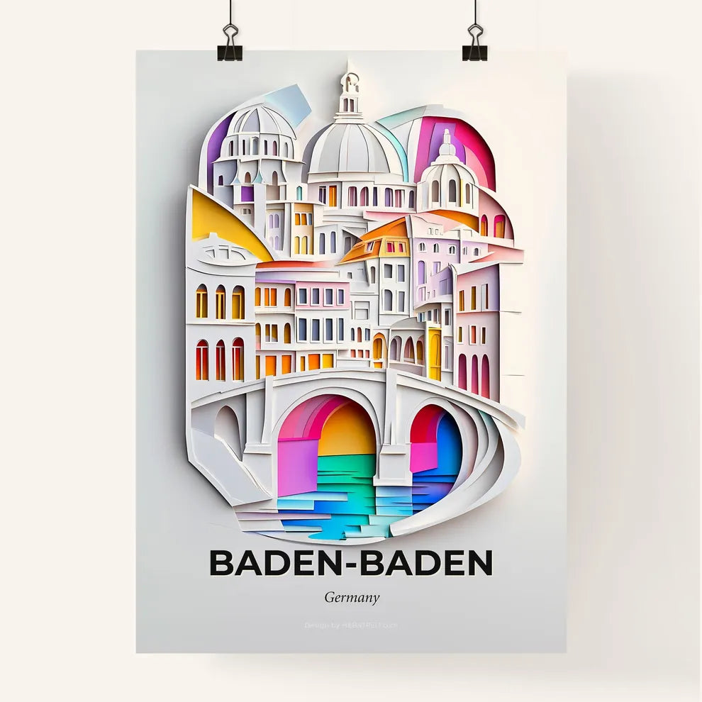 Vivid Bade, Colorful Poster