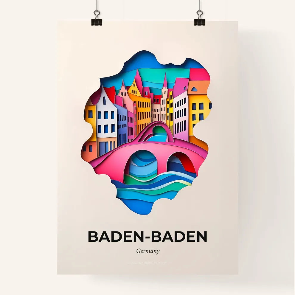 Vivid Bade, Colorful Poster
