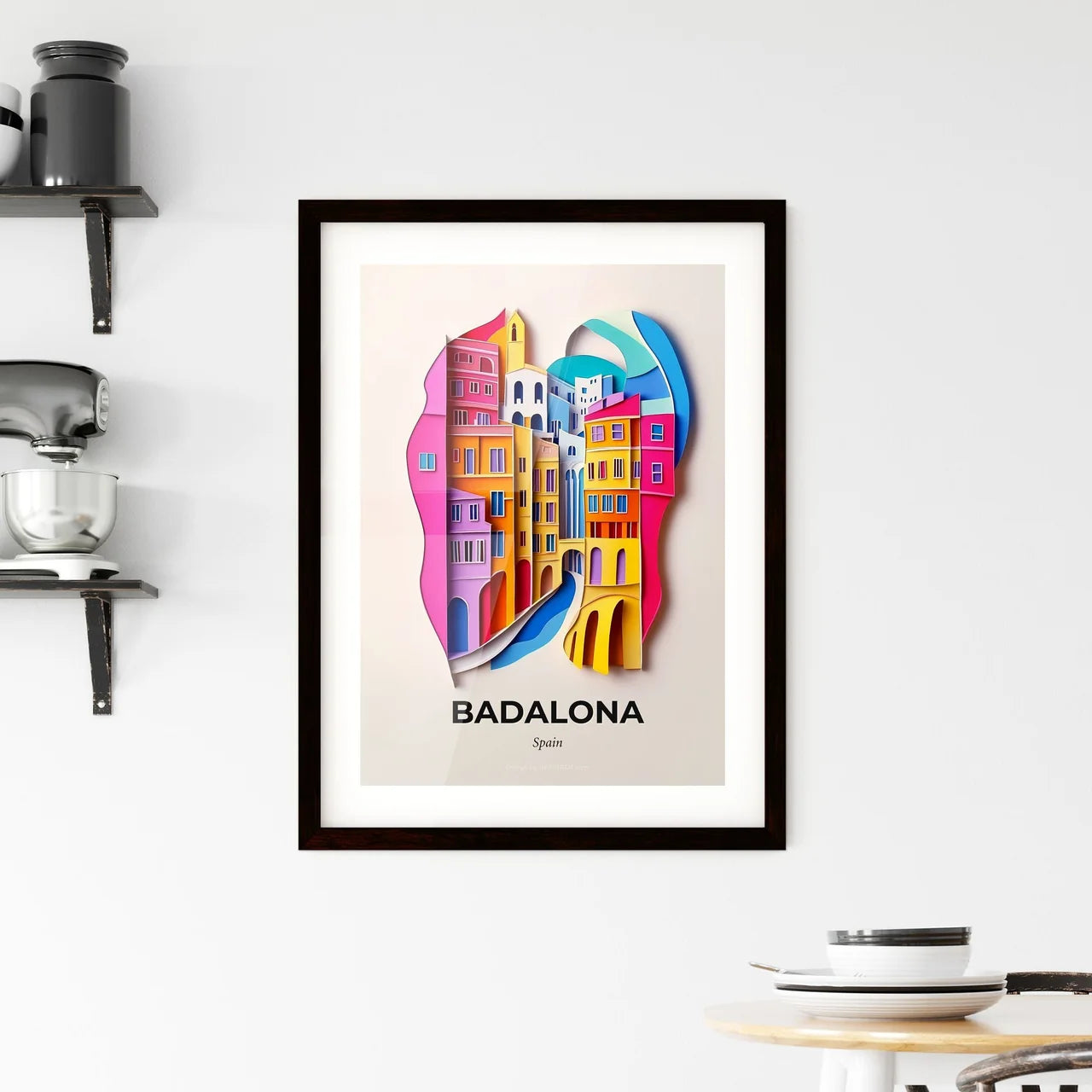 Vivid Badalona, Spain, Framed Wall Art