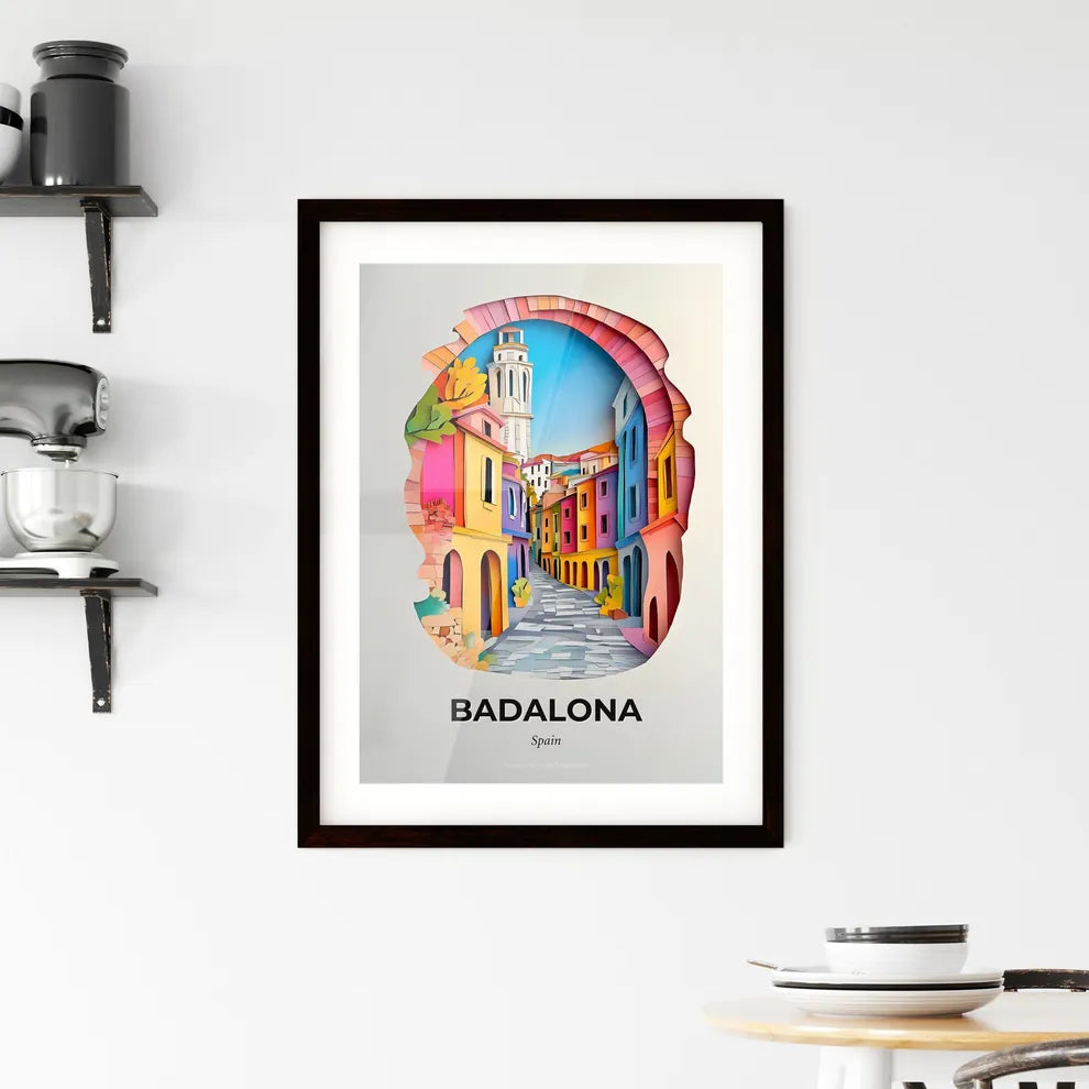 Vivid Badalona, Spain, Framed Wall Art